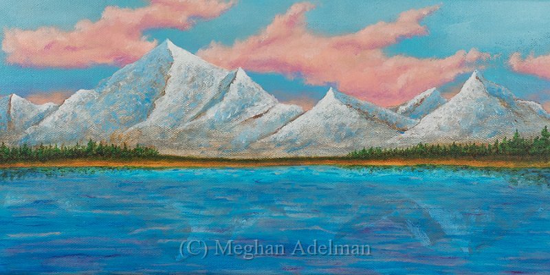 Mountains by the Lake 